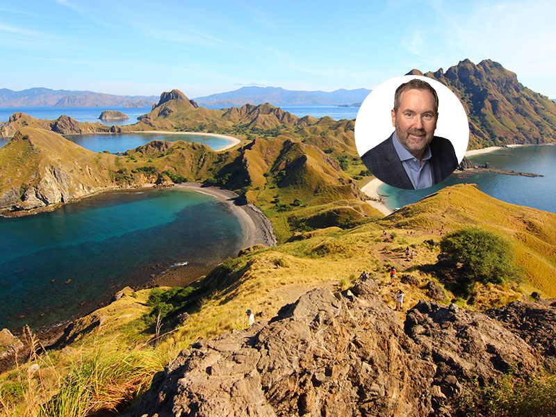 Île Padar à l'est de Komodo